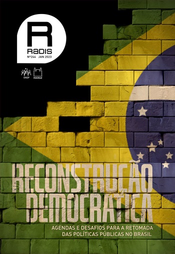 Capa da revista mostra um puro pintado com a bandeira do Brasil e alguns tijolos faltando