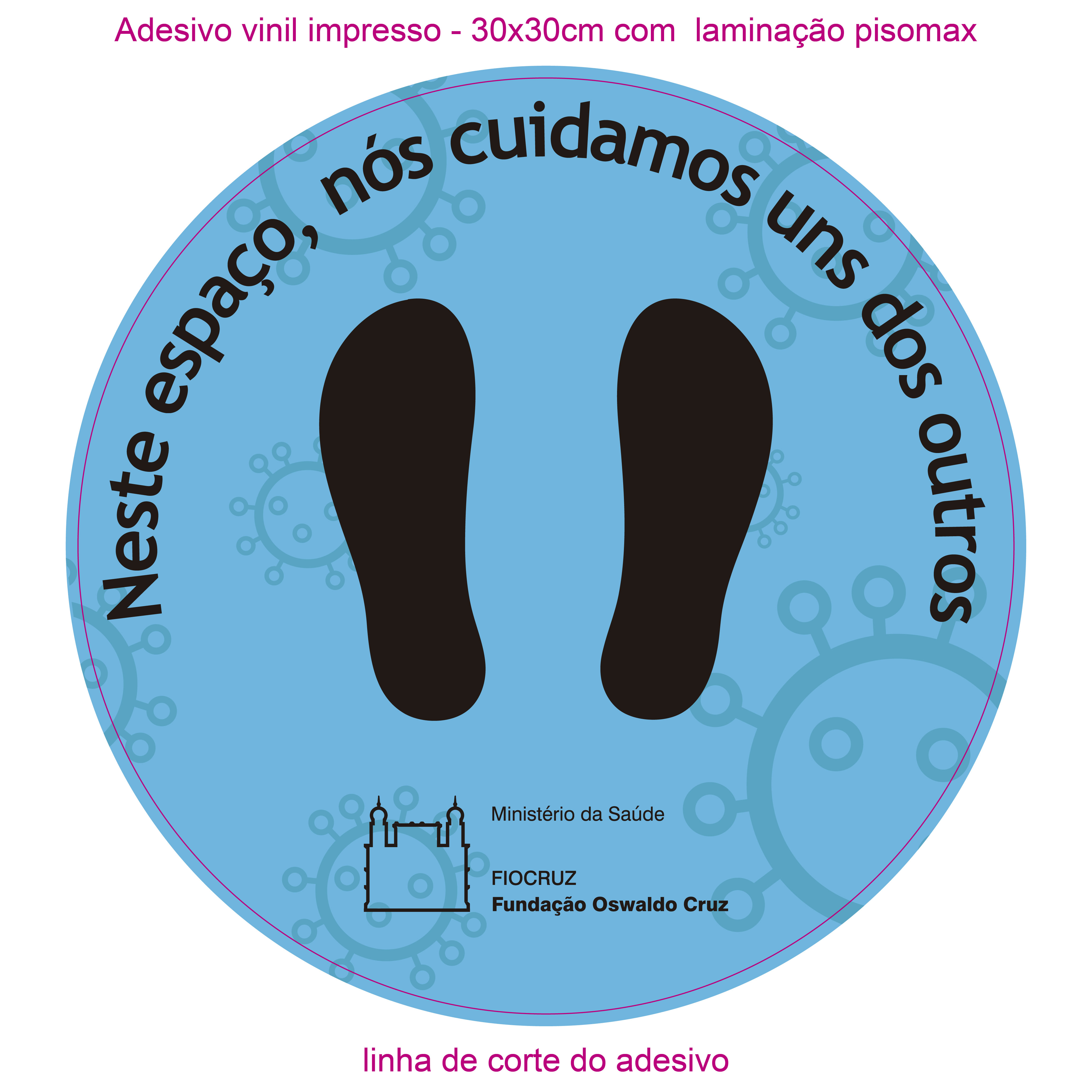 Adesivo para o piso