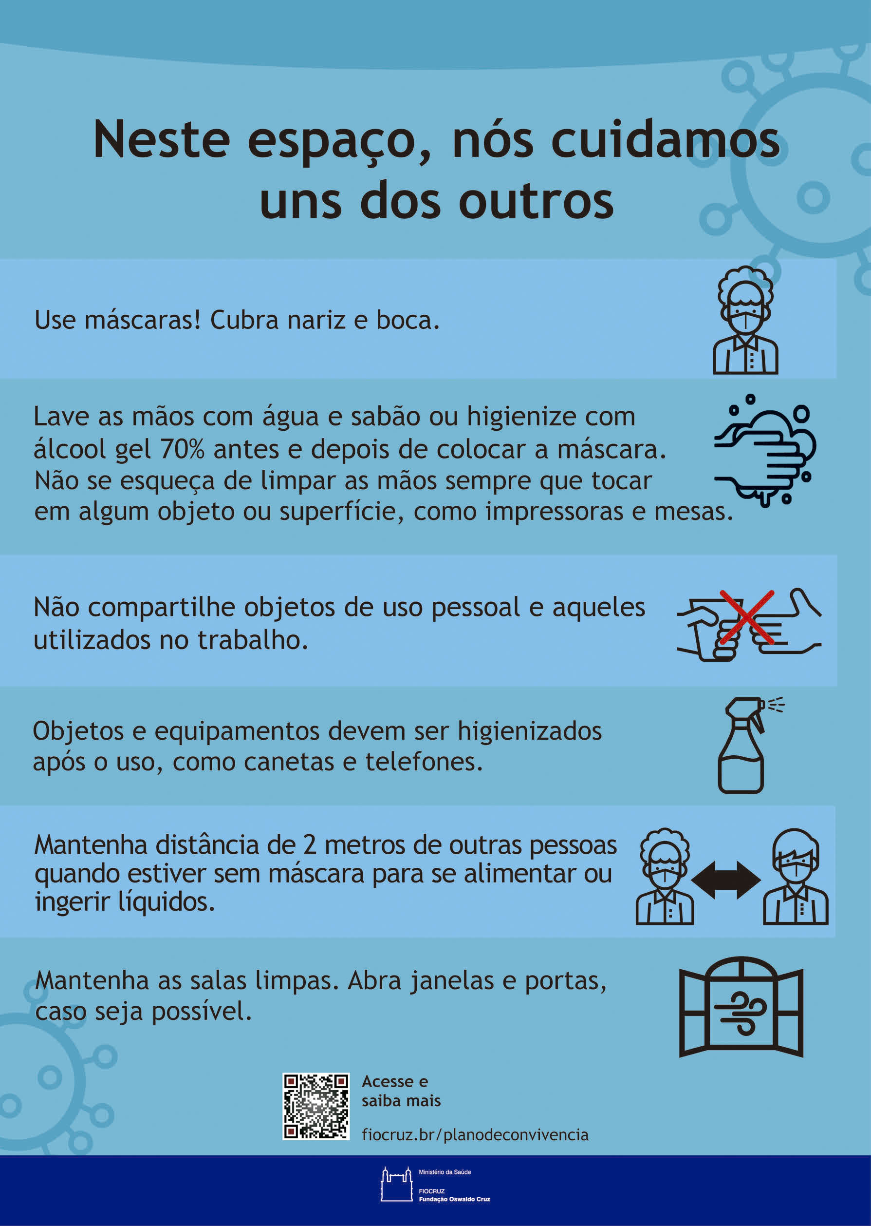Cartaz para espaços de trabalho