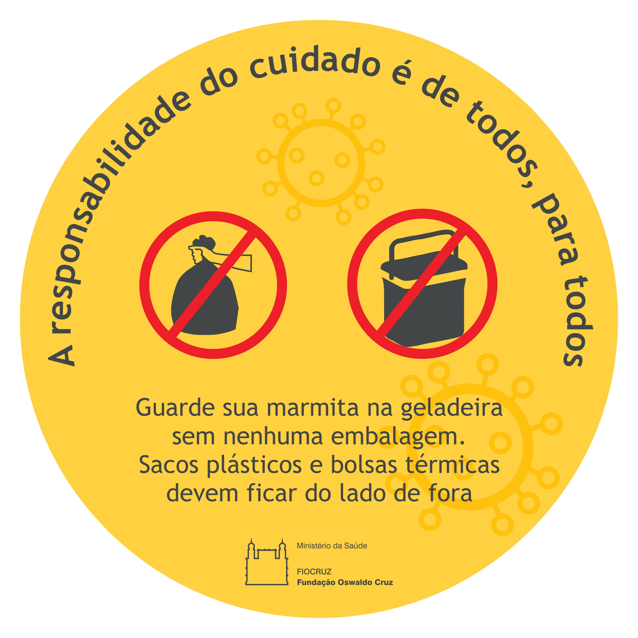 Adesivo para geladeira.