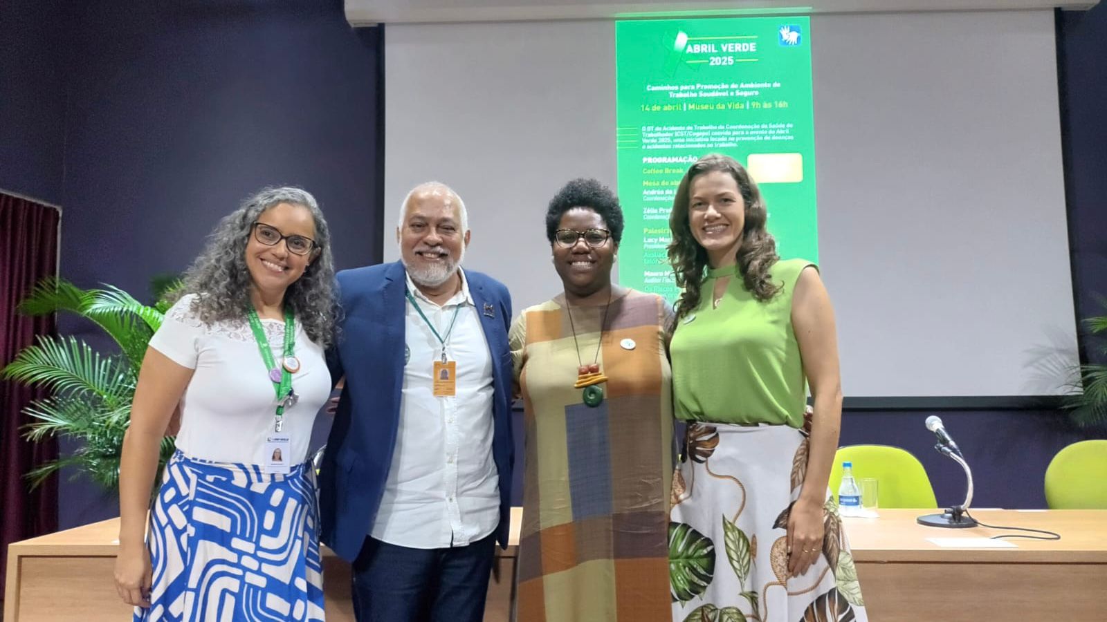 Abril Verde - Campanha dedicada à conscientização sobre a importância da prevenção de acidentes e doenças relacionadas ao trabalho. 