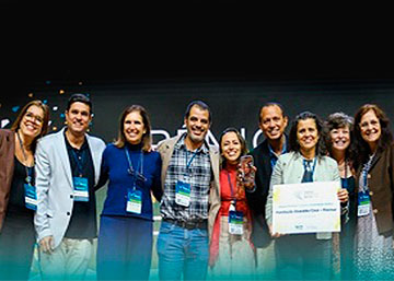 Integrantes da Fiocruz na premiação