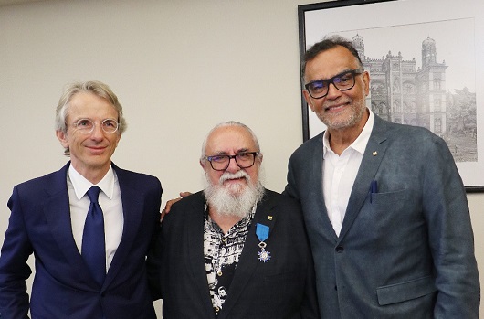 Emmanuel Lenain, Wilson Savino e Mario Moreira  