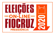 Logo com os dizeres Eleições Fiocruz 2020