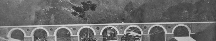 Detalhe do aqueduto antigo na região