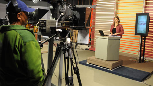 Foto do programa Jornal da Saúde 