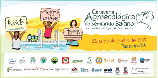 Imagem de divulgação mostrando os lugares por onde a caravana irá passar