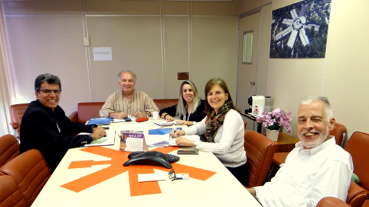 Diretores do ITPS e INCQS reunidos 