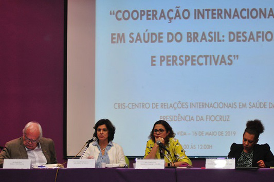 Paulo Buss, Nísia Trindade e Thaisa Lima
