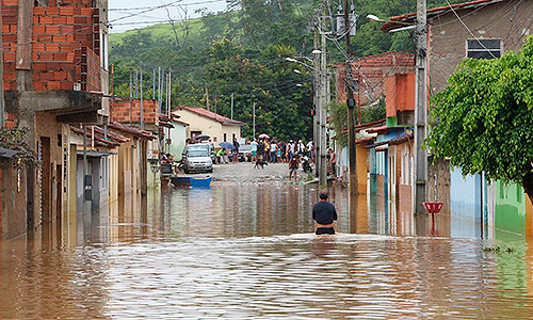 Enchente em Minas Gerais