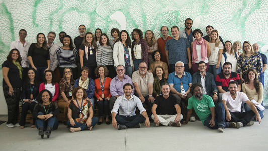 Participantes reunidos
