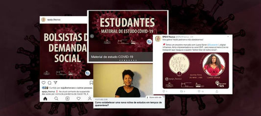 Capa de alguns dos materiais informativos