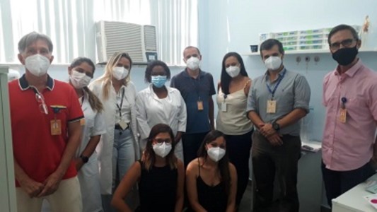 Profissionais de saúde do setor