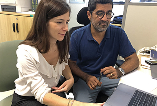 Marta Giovanetti e Luiz Alcantara