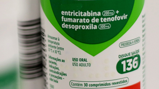 Frasco do medicamento