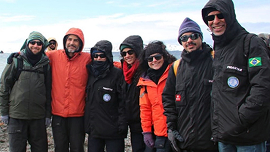 Pesquisadores do IOC na Antártica