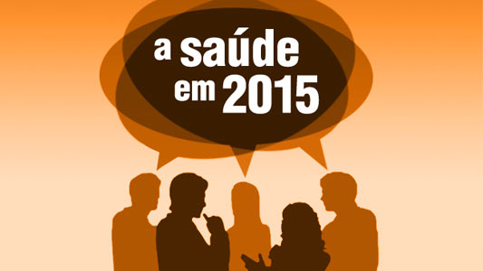 Imagem com a frase: a saúde em 2015