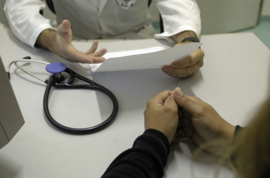 Médico e paciente