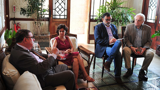 Nísia Trindade, Paulo Buss e Ruy Pereira