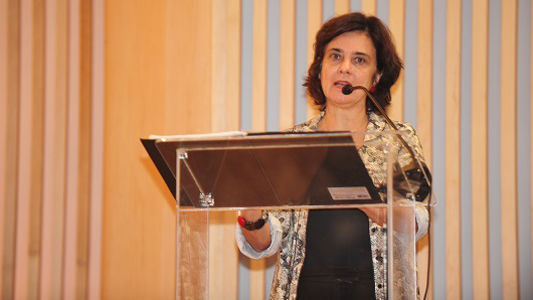 Nísia Trindade discursando
