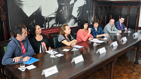 Sete integrantes do projeto 