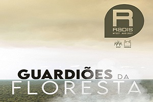 Recorte da capa da revista com imagem da floresta e fumaça