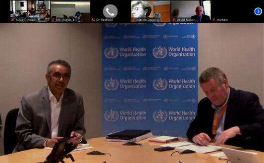 Diretor da OMS Tedros Adhanom