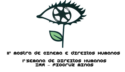 Desenho de um olho no meio de uma flor