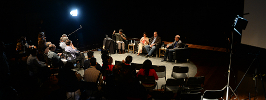 Foto da gravaçao do programa Sexta de Conversa