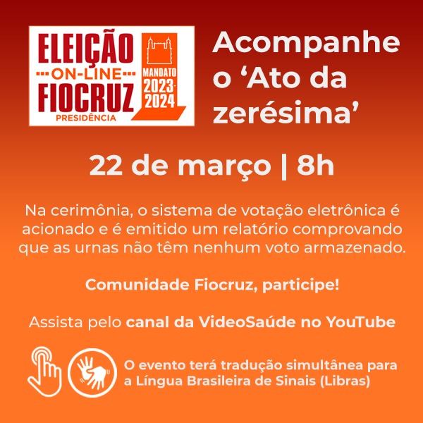 Acompanhe o ato da zerésima