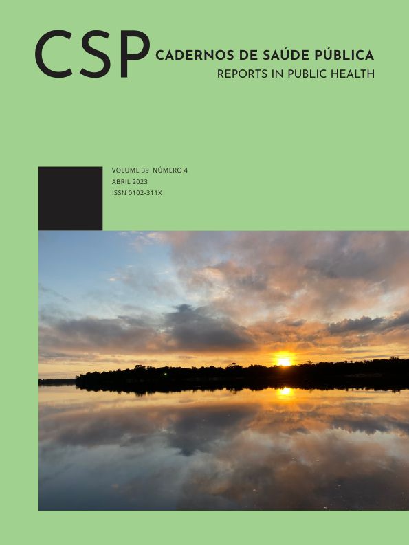 Capa da revista de a foto de um pôr do sol, na beira de um rio