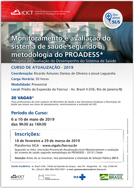 Imagem com informações como telefone de contato e período de inscrição