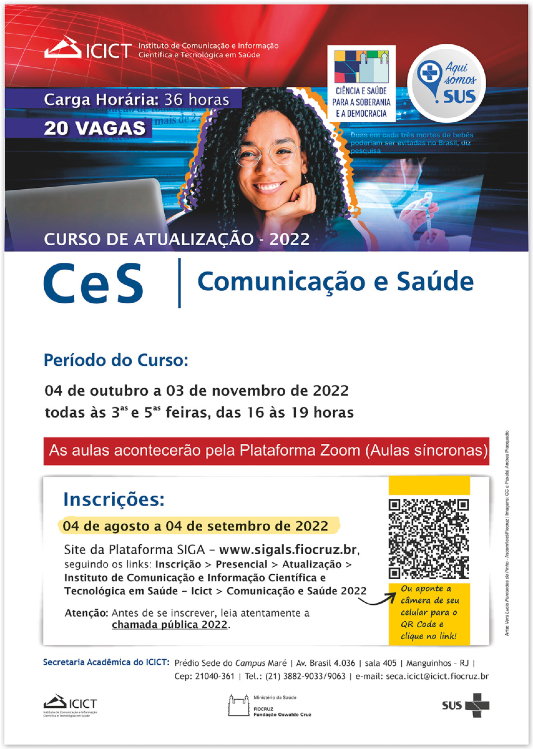 curso de atualização em Comunicação e Saúde – 2022