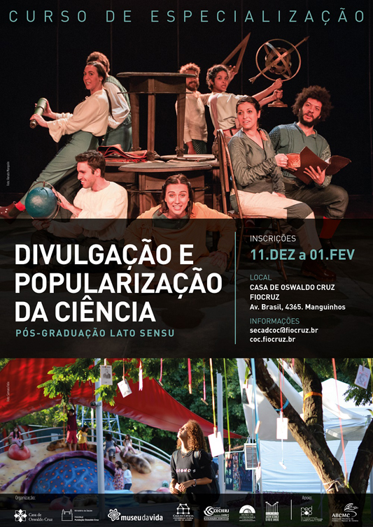 Cartaz com informações para inscrição no curso