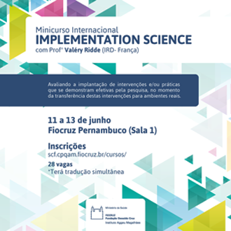 Convite para o cursos com data e endereço para inscrição scf.cpqam.fiocruz.br/cursos