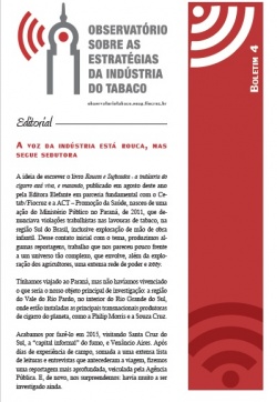 Capa do boletim