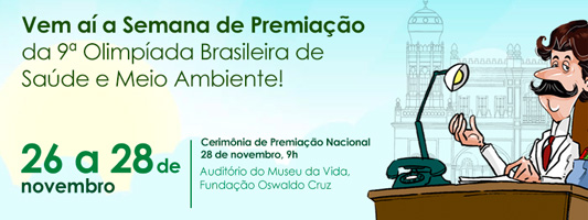 Vem aí a semana de premiação da nona olimpíada
