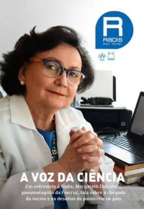 Margareth Dacolmo na capa da revista Radis