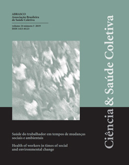Capa da revista ciência e saúde coletiva