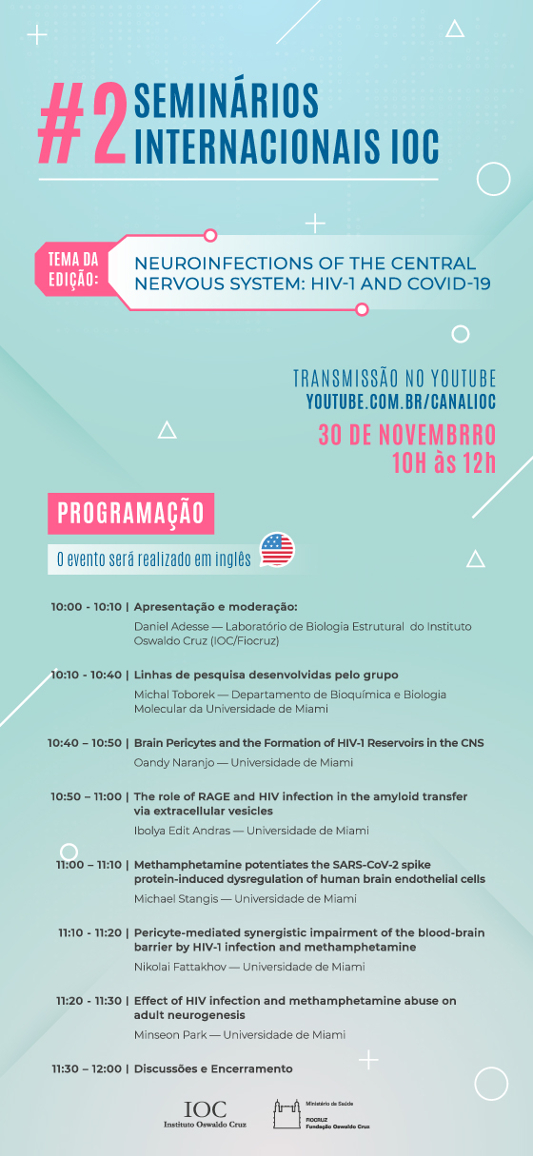 Programação do seminário
