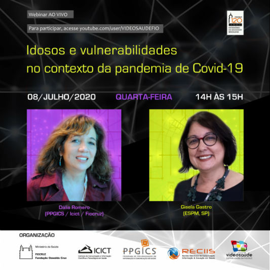 webinar Idosos e Vulnerabilidades no contexto da pandemia de Covid-19