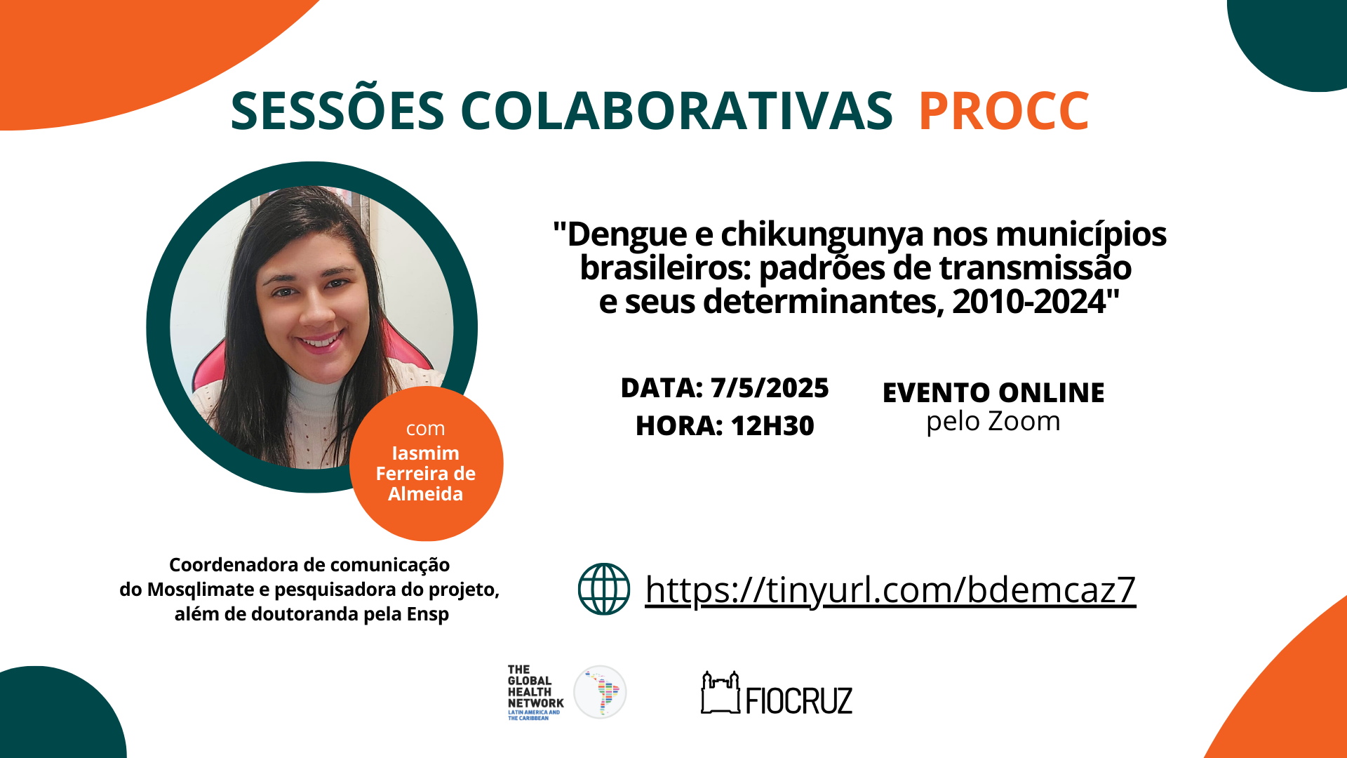 Dengue e Chikungunya nos municípios brasileiros são focos da próxima sessão colaborativa do PROCC