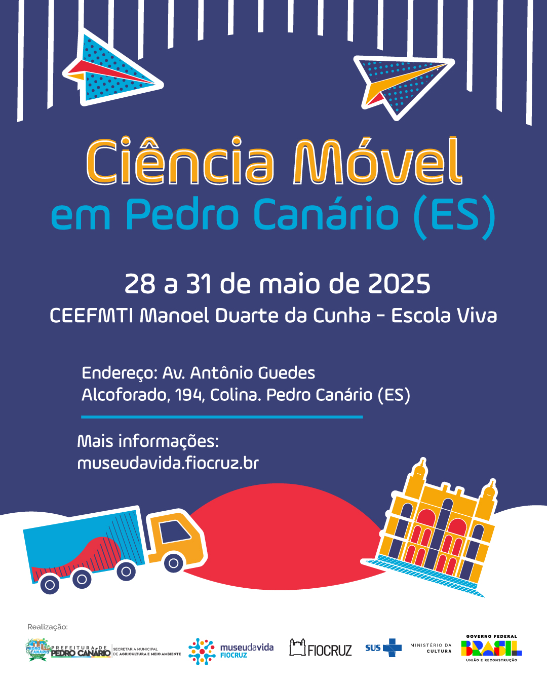 Ciência Móvel em Pedro Canário