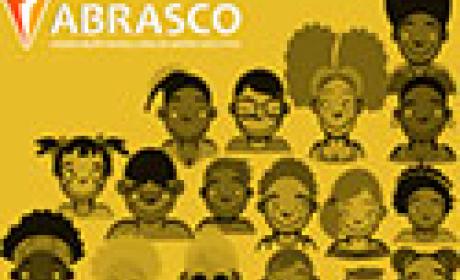 Logomarca do evento na cor amarela, relacionada ao dia 27/7