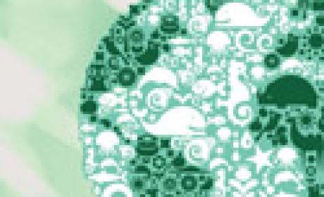 Reprodução de parte da capa mosaico mistura desenhos de animais