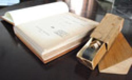 Livro antigo aberto