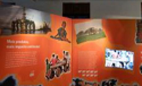 Parte da exposição