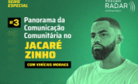 Terceiro episódio da série “Comunicação comunitária é saúde”: #3 Panorama da Comunicação Comunitária no Jacarezinho que apresenta os resultados de pesquisa do projeto “Geração Cidadã de Dados: cartografia dos coletivos de comunicação comunitária para promoção da saúde”.