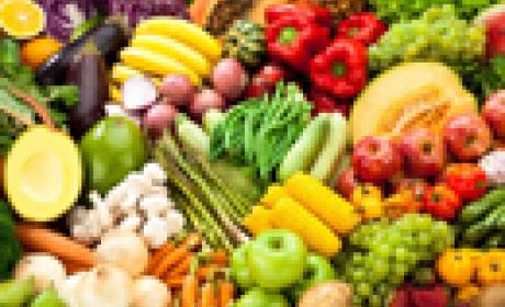 Imagem: INCQS Cesta com frutas e legumes