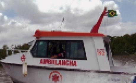 Imagem: Divulgação Ambulancha do SAMU